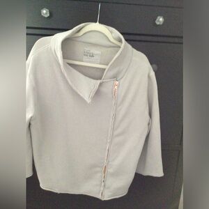 Frank and Eileen Asymmetrical sweat jacket